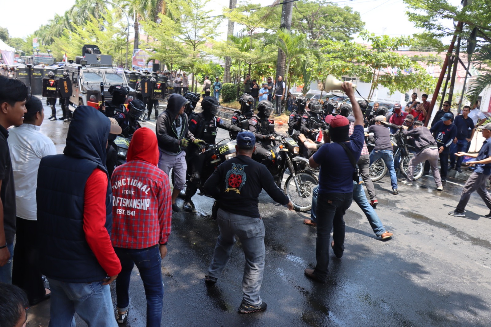 Polres Gowa Gelar Simulasi Sispamkota Jelang Pemilu 2024