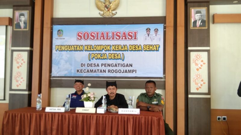 Tingkatkan Kesadaran Kemauan Dan Kemampuan Hidup Sehat Muspika Gelar Sosialisasi Pokja Desa