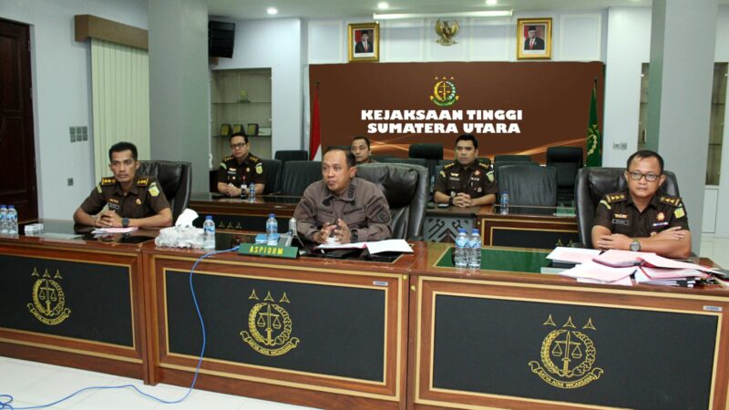 Lagi, Kejati Sumut Hentikan Penuntutan 4 Perkara Dengan Pendekatan Keadilan Restoratif