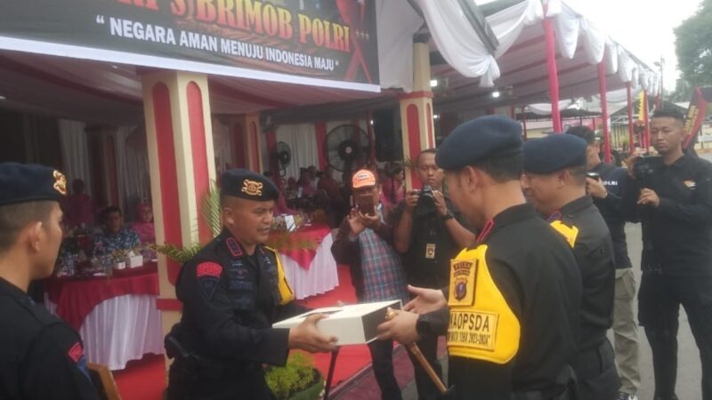 Brimob Polda Sumut Gelar HUT Brimob Polri ke 78 Tahun 2023