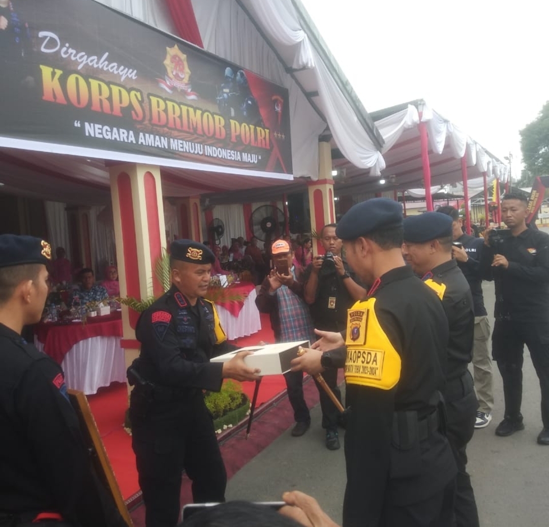 Brimob Polda Sumut Gelar HUT Brimob Polri ke 78 Tahun 2023