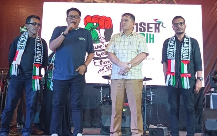 Musisi Bersatu Konser Musik Amal Save Palestina, ” Mari Kita Bantu Saudara Kita Di Palestina