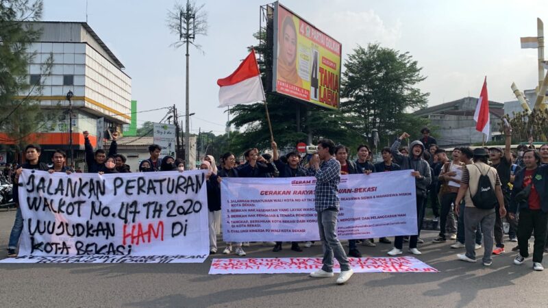 Forum Mahasiswa Bekasi Melawan (FM-BM) Mendesak PJ Walikota Bekasi