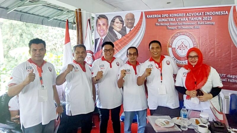 Kongres Advokat Indonesia Sumut Gelar Rakerda, Ini Kata Ketua Matjon Sinaga SH M.Hum