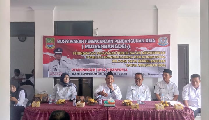 Kades Sumbereja Pimpin Langsung Musrenbangdes Tahun Anggaran 2025