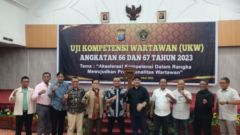 UKW Angkatan 66 dan 67, PWI Sumut: Lahirkan 29 Peserta Wartawan Kompeten 