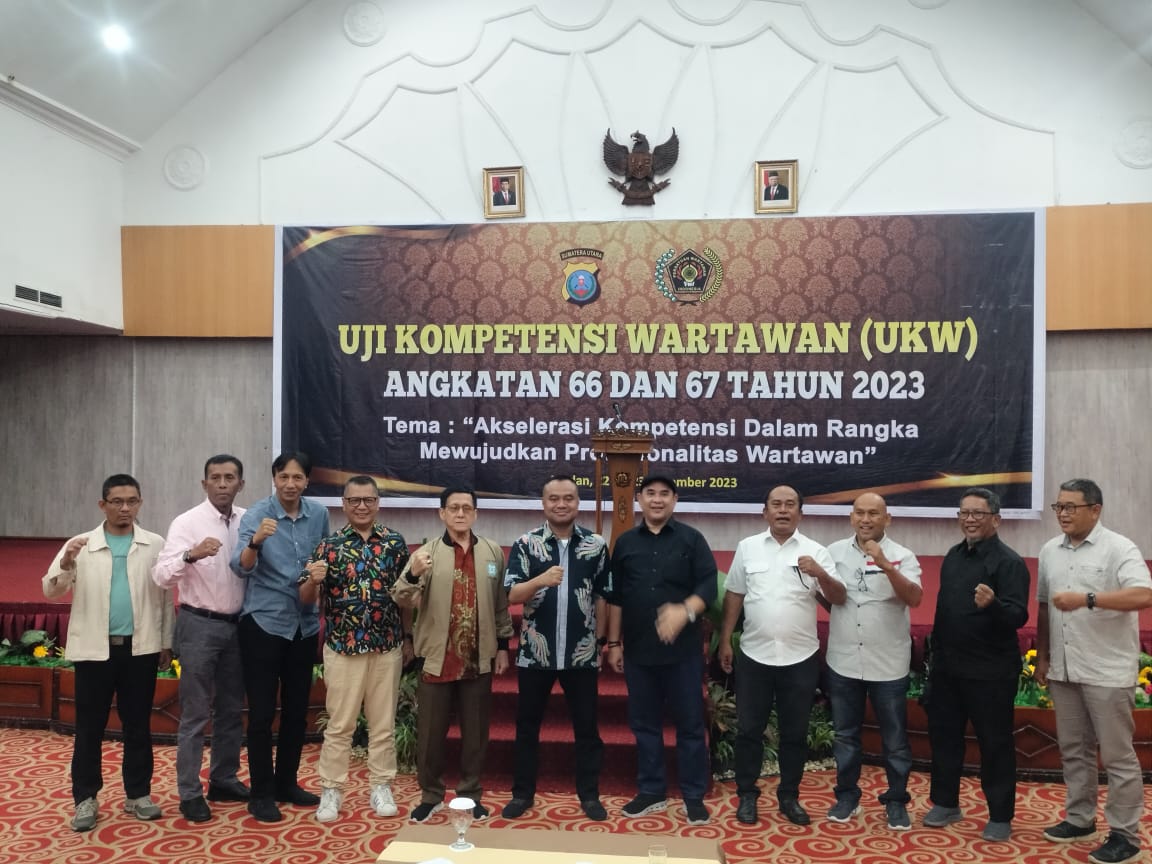 UKW Angkatan 66 dan 67, PWI Sumut: Lahirkan 29 Peserta Wartawan Kompeten 