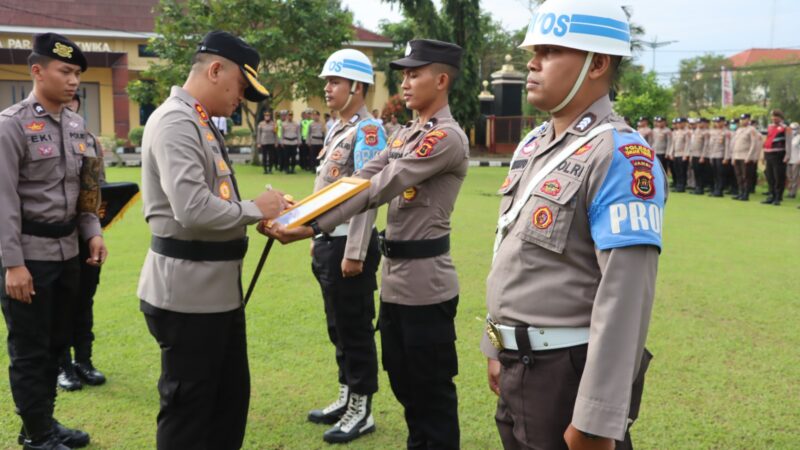 Terbukti Melanggar Undang-Undang Personil Polres Tanjab Timur di Pecat Tidak Dengan Hormat (PTDH)