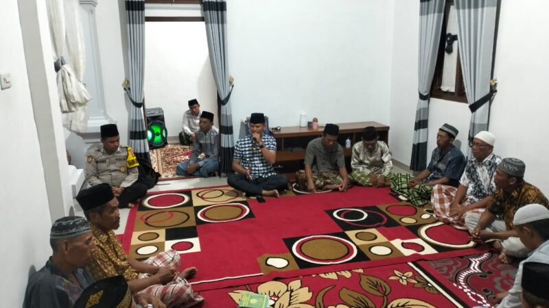 Ciptakan Kamtibmas Aman dan Kondusif,Kapolsek SS III Silahturahmi Sambangi Rumah Tokoh Masyarakat Desa Trimoharjo