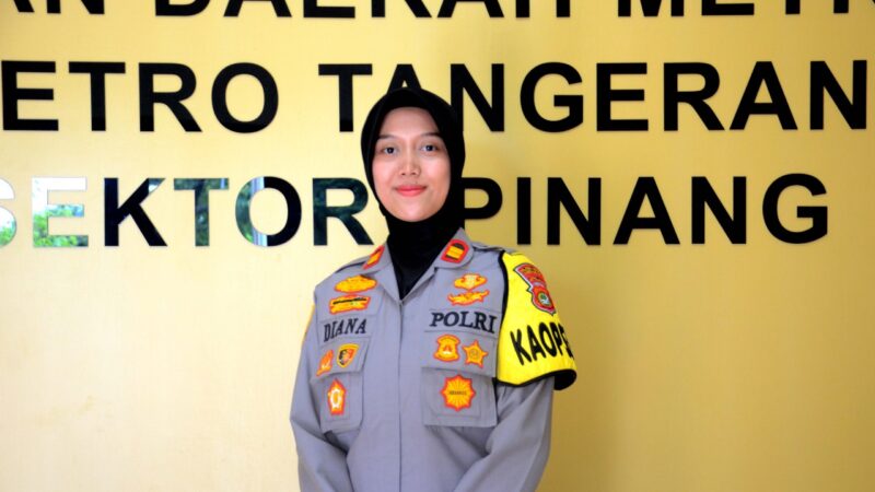 Iptu Diana Aldini Putri Mengajak Masyarakat Pinang Untuk Selalu Rukun dan Damai Menjelang Pemilu 2024