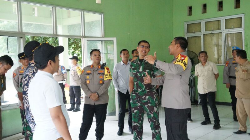 Sinegritas TNI-Polri, Polres Metro Bekasi Bersama Kodim 0509 Tinjau Gudang PPK Diwilayah