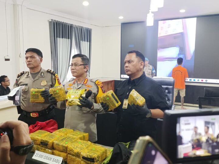 Polrestabes Medan Bongkar Peredaran 23.800 Gram Sabu di Jalan Gelas, Seorang Pengedar Ditangkap 