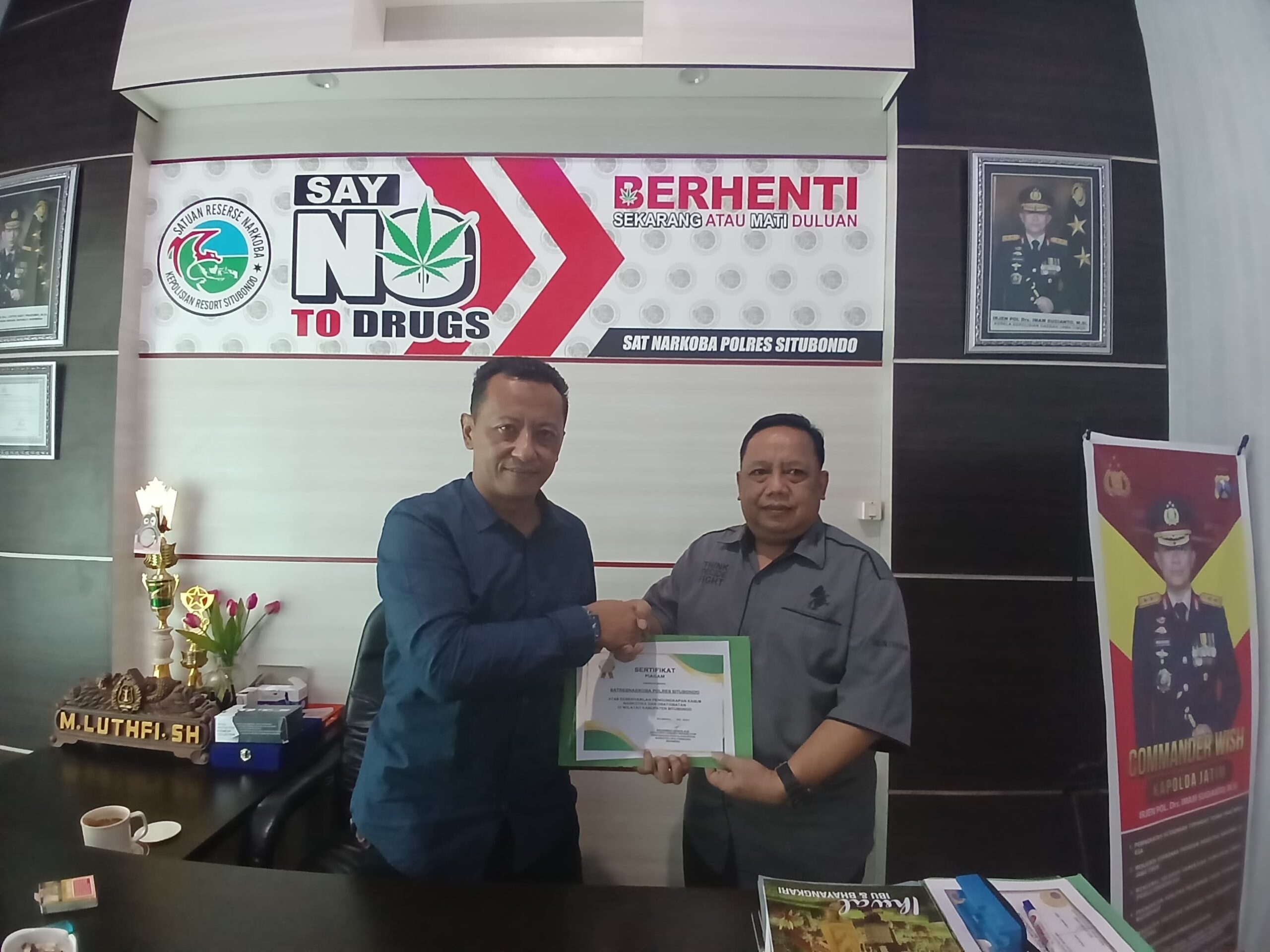 “Pintu Harapan: Kerjasama Efektif Antara Polres Situbondo dan Program Rehabilitasi Narkoba untuk Masyarakat yang Bebas Dari Narkotika”