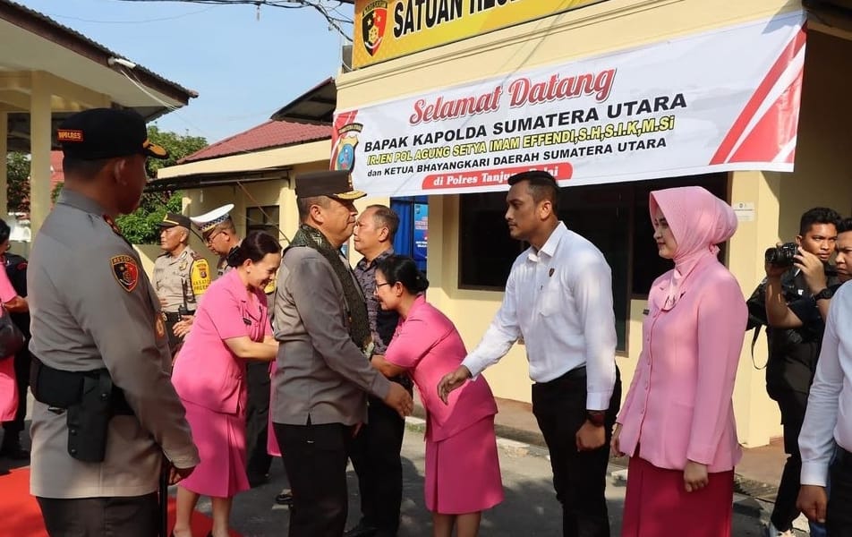 Polres Tanjung Balai Terima Kunjungan Kerja Kapolda Sumut