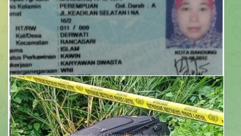 Polisi Berhasil Meringkus Pelaku Pembunuhan Wanita Paru Baya Dalam Koper Di Jalan Kali Malang Cikarang 