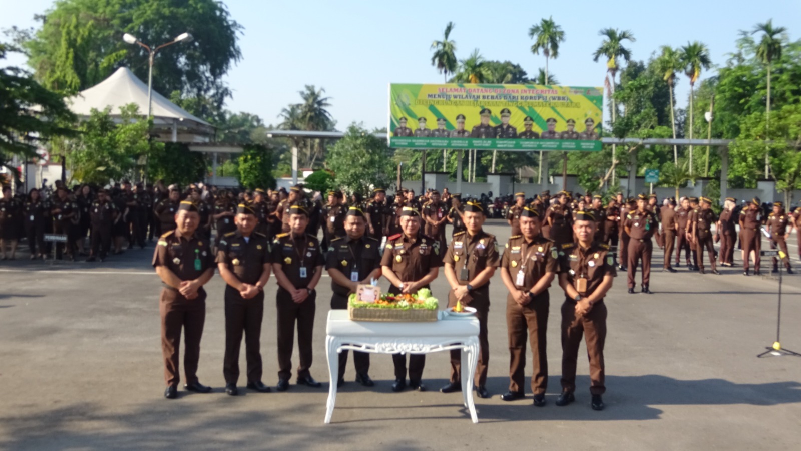 Apel Pagi HUT Persaja yang ke-73 Dirangkai Dengan Pemotongan Tumpeng, Jaksa Agung : Persaja Dukung Transformasi Penegakan Hukum Modern