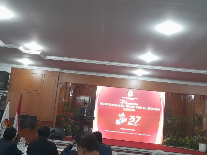 Peluncuran Tahapan Pemilu Wali Kota dan Wakil Wali Kota Binjai, Ketua KPU Diduga Menganggap Enteng Media Online