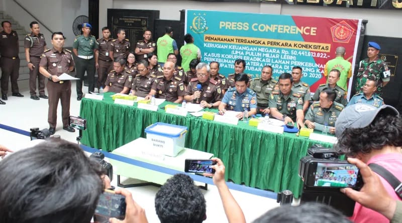 JPU Pidmil Kejati Sumut dan Otmilti I Medan Tuntut 18 Tahun 6 Bulan Penjara 3 Terdakwa Korupsi Eradikasi Kerugian Rp 52 M