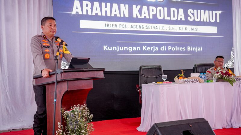 Kapolda Sumut Lakukan Kunjungan Kerja ke Polres-Polres di Wilayah Hukum Polda Sumut