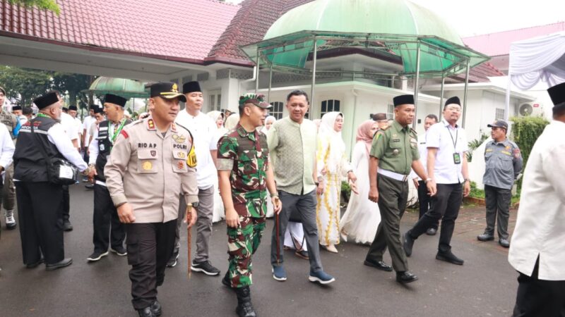 Pengamanan Ketat Dari 94 Personil Polres Binjai, Kawal Pemberangkatan Calon Jemaah Haji