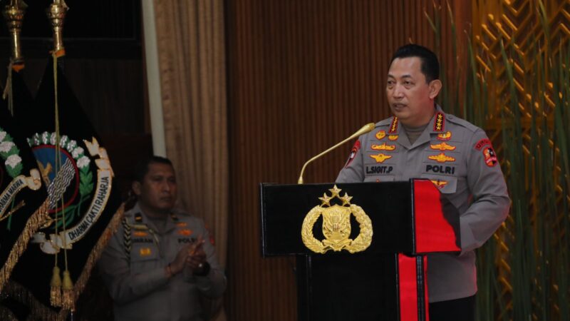 Kapolri Buka Rakernis Gabungan 4 Satker Polri