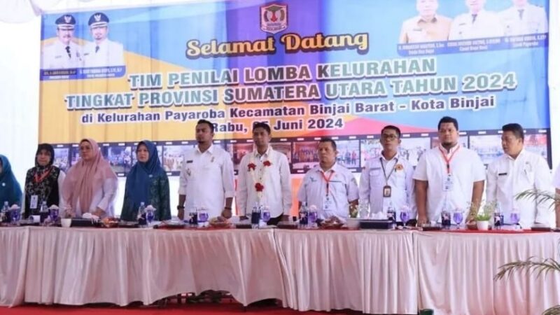 Wawako Binjai Terima Kunjungan Tim Penilai Kelurahan Provinsi Sumut, Harapkan Bawa Perubahan Terhadap Kualitas Kinerja