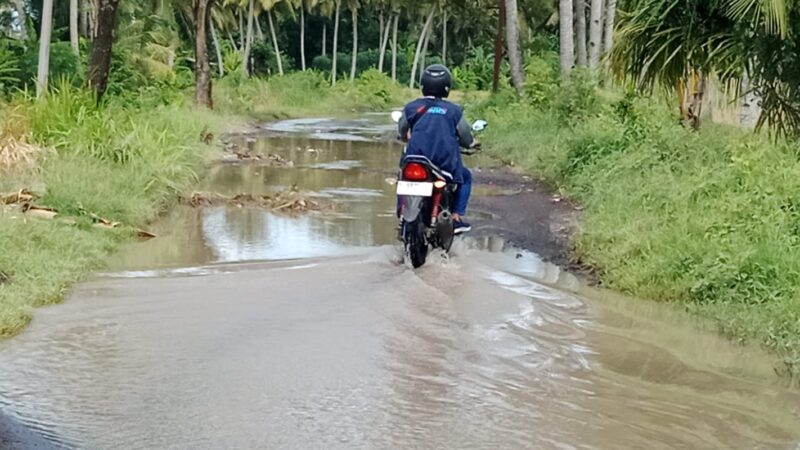 Warga “Miris”Dengan Kondisi Jalan Penghubung DiDesanya