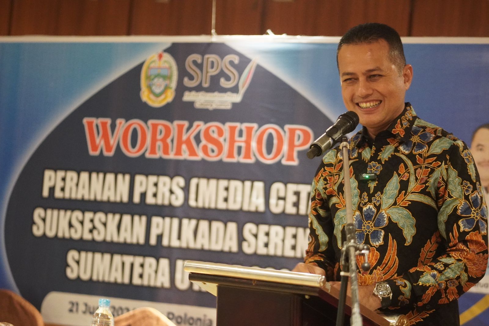 Hadiri Workshop Peranan Pers Sukseskan Pilkada, Ijeck: Pers Bisa Mengguncang Suasana