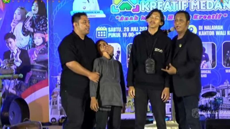 Branda Kreatif Kota Medan Hadirkan Hypnostage: Aksi Glass Walking, Jumping Glass dan Edukasi Hypnosis dalam Kejahatan