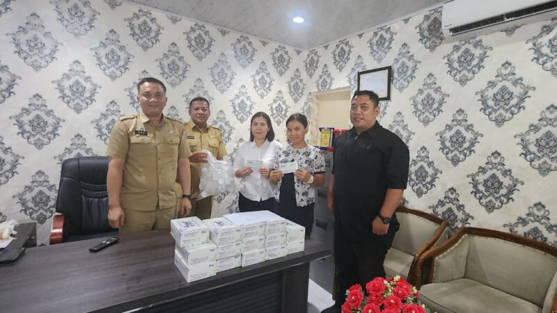 Badan Kesatuan Bangsa dan Politik Provinsi Sumatera Utara memberikan Alat Tes Urine kepada Polrestabes Medan