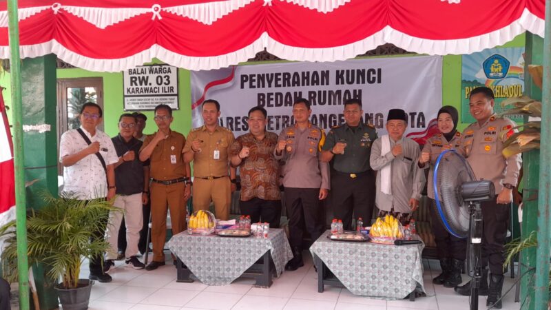 Kapolres Resmikan Program Bedah Rumah di Karawaci, Kota Tangerang