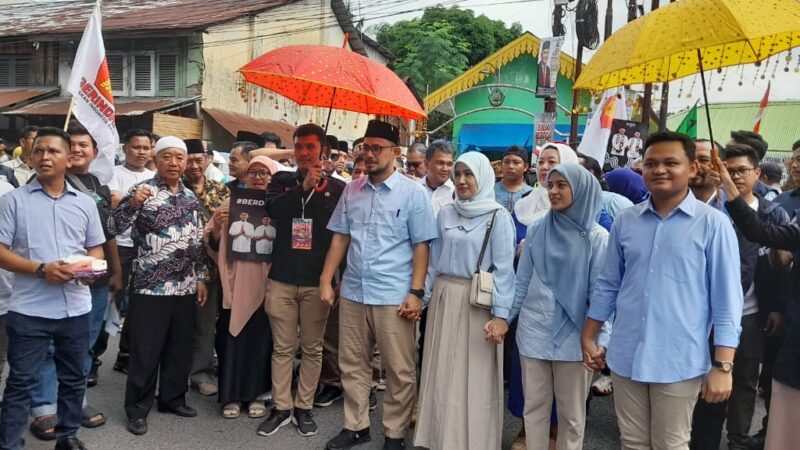 “Prabowo Presiden” Menggema Saat Acara Deklarasi dr Donal Simanjuntak- Andri