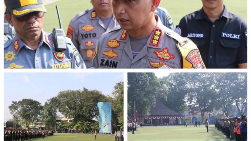 Polres Metro Tangerang Kota Siagakan 530 Pasukan Pengawal Keamanan Pendaftaran Cakada DiKPU