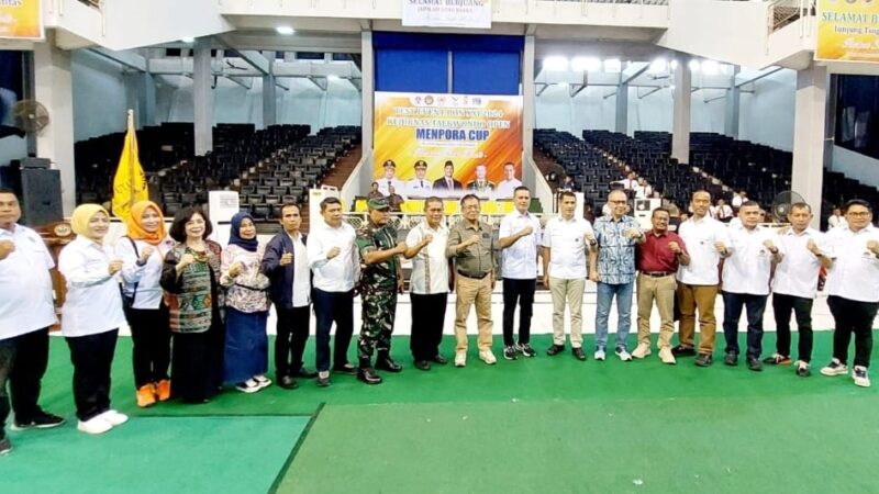 Sekjen PB TI Brigjen TNI Robertus Donatius Resmi Buka Test Event Taekwondo Indonesia Piala Menpora