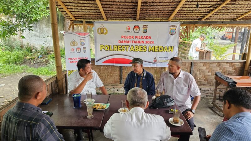 Wujudkan Pilkada Damai, Polrestabes Medan Laksanakan Pojok Pemilu Damai 2024