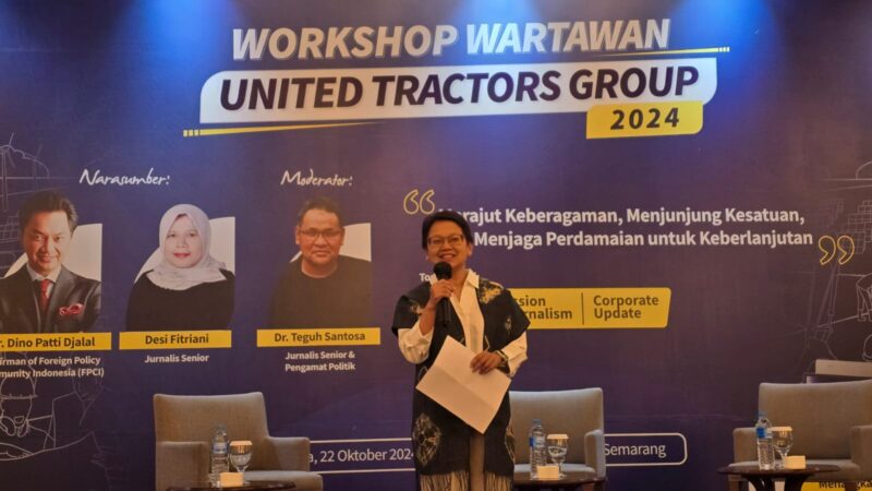 Workshop Jurnalisme Damai United Tractors Bicarakan Peran Wartawan di Daerah Konflik