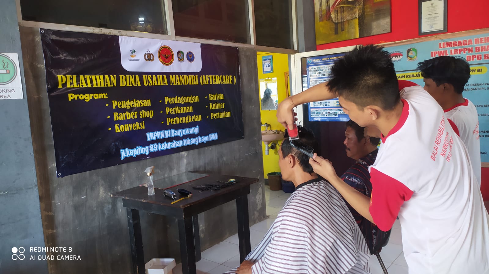 LRPPN BI Banyuwangi Lakukan Pelatihan barbershop