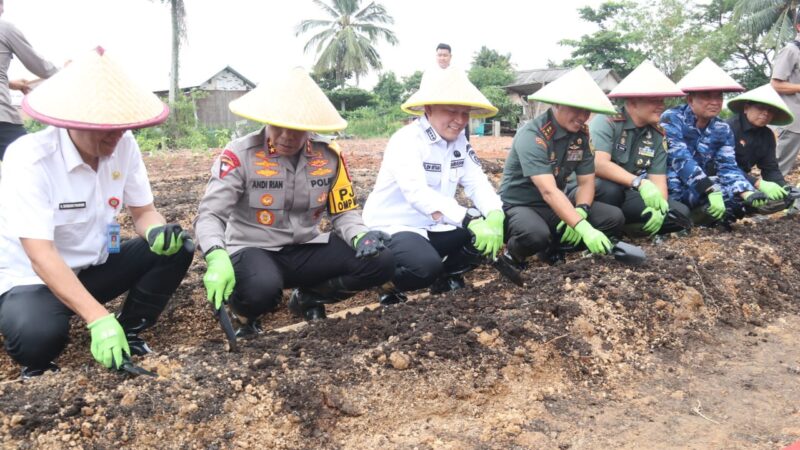 Polda Sumsel Launching Gugus Tugas Dukung Ketahanan Pangan