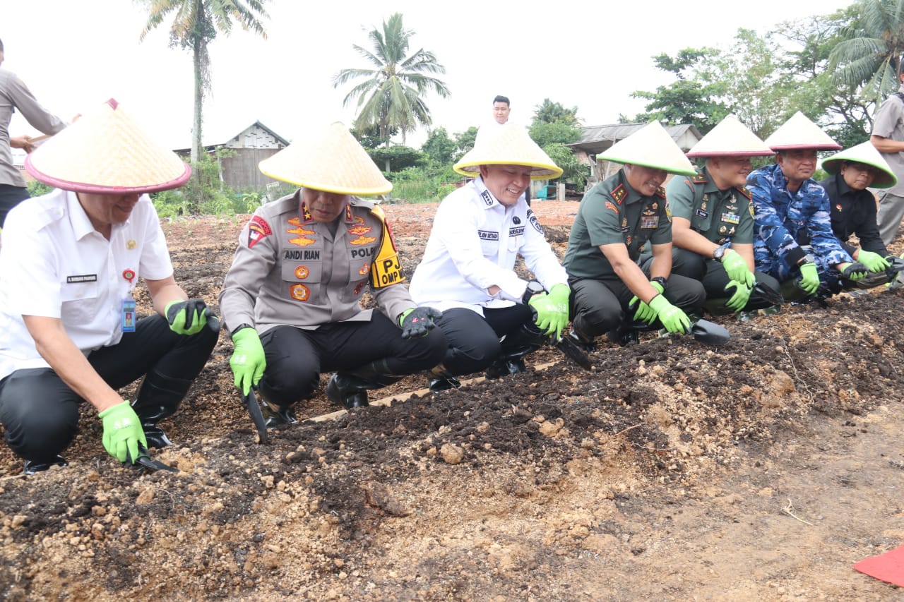 Polda Sumsel Launching Gugus Tugas Dukung Ketahanan Pangan