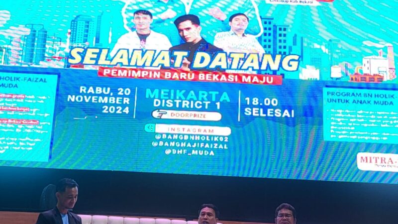 Dahsyat, Milenial dan Gen Z Membludak! Acara Ngulik BN Holik-Faizal Jadi Terobosan Baru Demokrasi di Kabupaten Bekasi