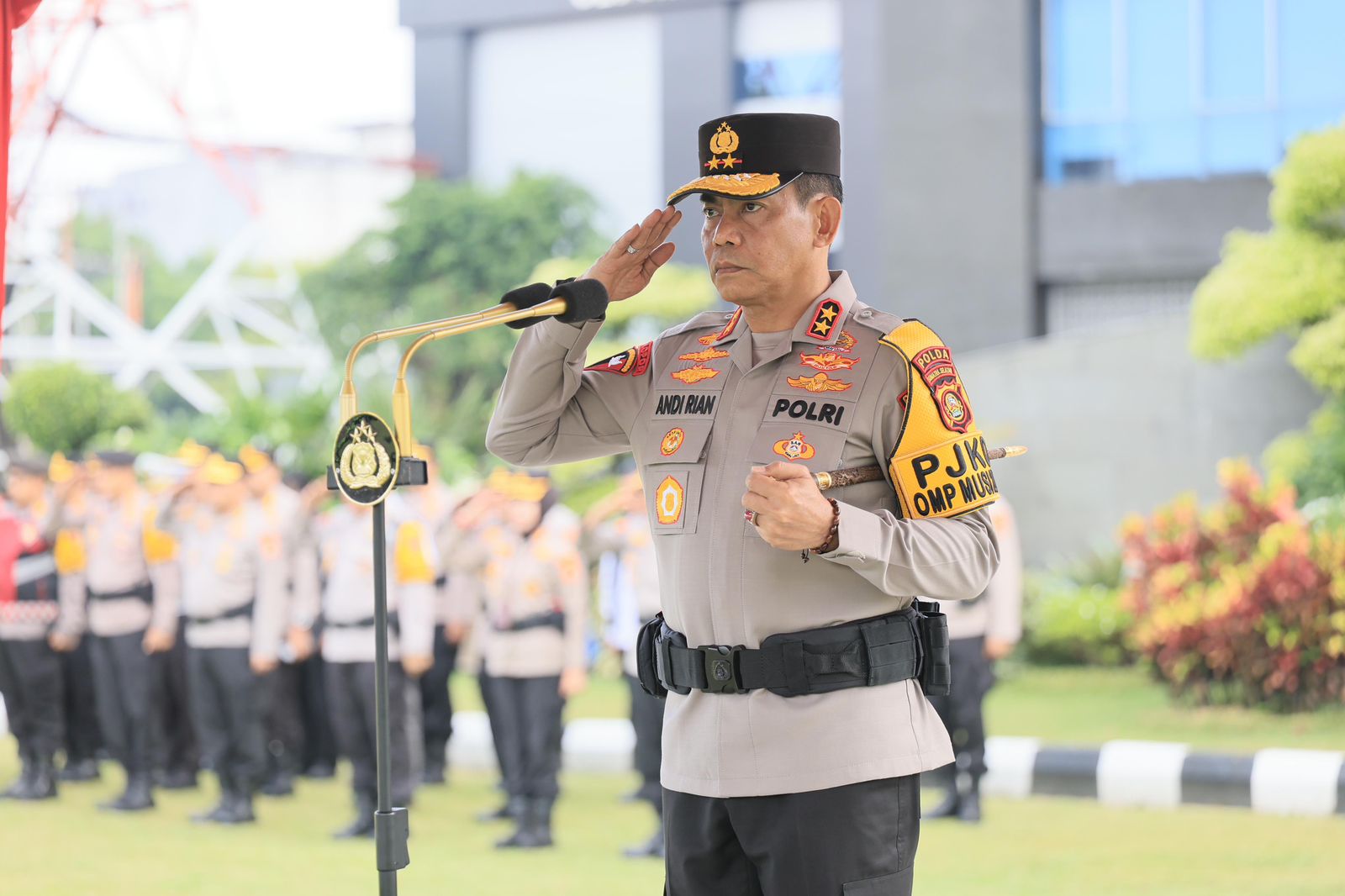 Kapolda Sumsel Apelkan 1471 Personel Persiapan Pengamanan Pengawalan Tahan Pungut dan Hitung Suara