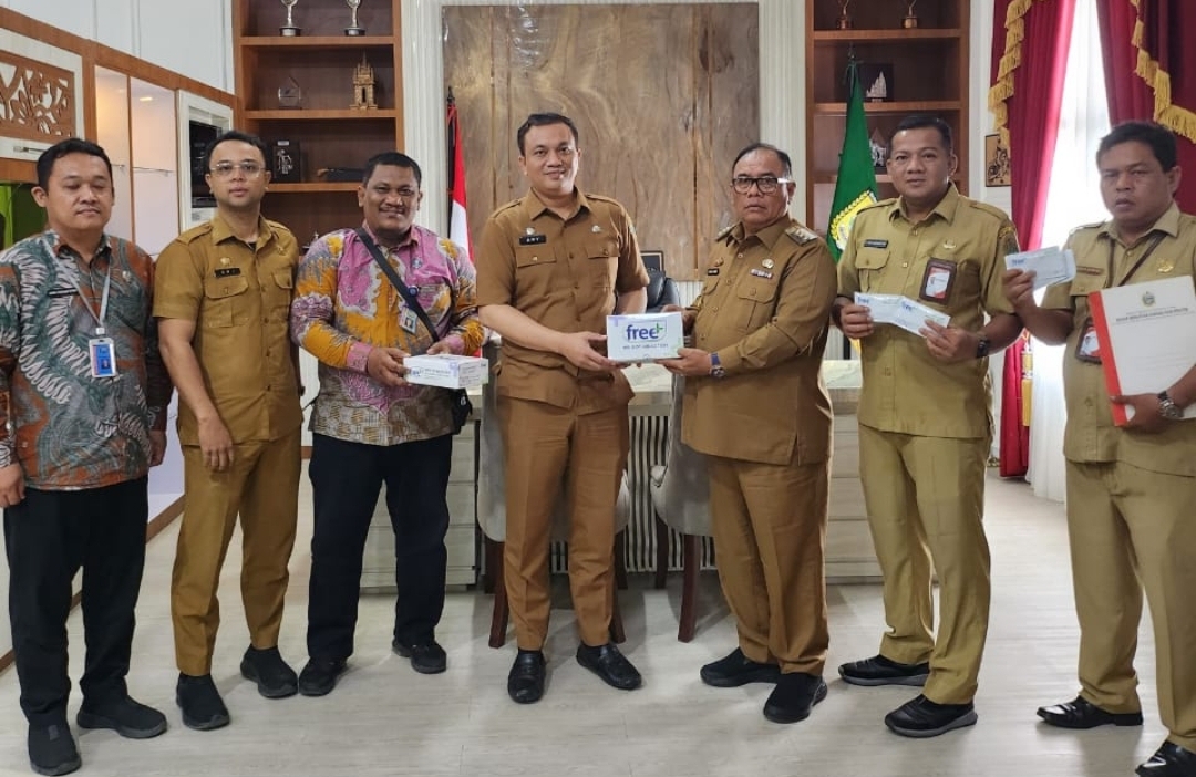 Pjs. Bupati Sergai, H. Parlindungan Pane Terima Bantuan Tes Urine dari Kesbangpol Provsu untuk Pencegahan Narkoba di Kalangan ASN dan Masyarakat