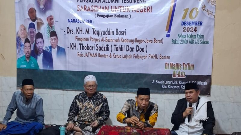 Alumni Tebuireng Banten Pererat Silaturahmi Lewat Pengajian Bulanan di Majlis Ta’lim Al Aziz