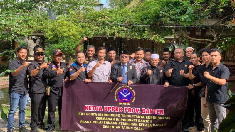 Ketua DPD BPPKB Propinsi Banten Mengajak Seluruh Lapisan Masyarakat Banten Untuk Menjaga Kondisifitas Keamanan Pasca Pilkada 2024