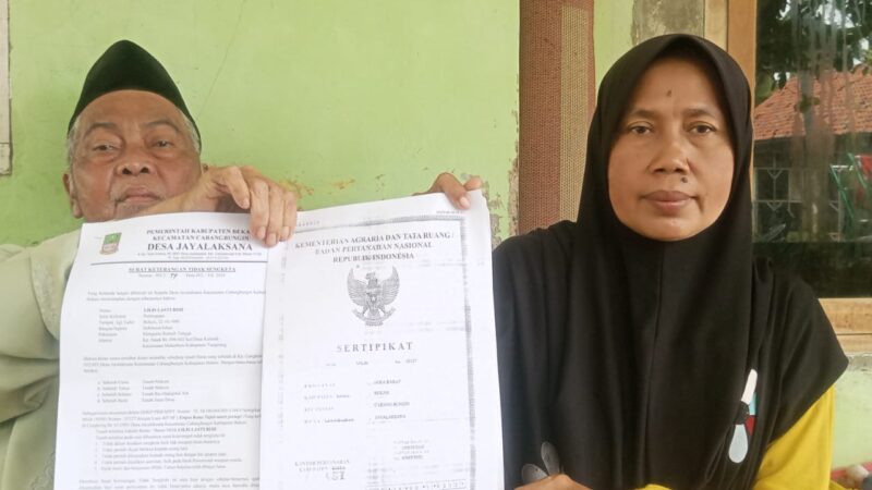 Keluarga Besar Ponpes AZ – Zakiyah, Di Desa Jayalaksana Kehilangan Sertifikat Tanah 
