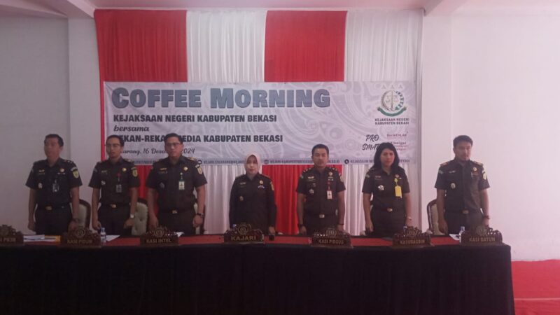 Kejaksaan Negeri Kabupaten Bekasi Paparkan Capaian Kinerja Tahun 2024 di Acara Coffee Morning