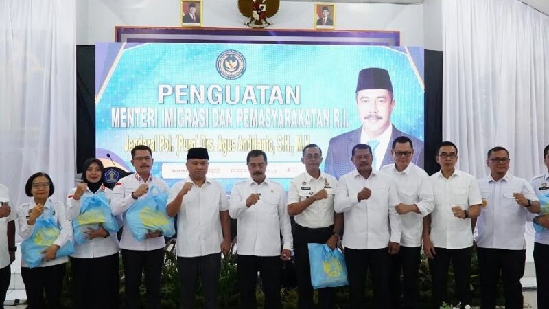 Kunjungi Rutan Kelas I Medan, Menteri Imipas Tinjau Kondisi Rutan dan Berikan Penguatan Kepada Seluruh Jajaran Pemasyarakatan Sumut