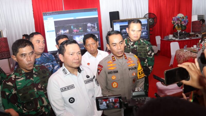 Kapolda Sumsel Bersama Forkopimda Pantau Perayaan Tahun Baru 2024