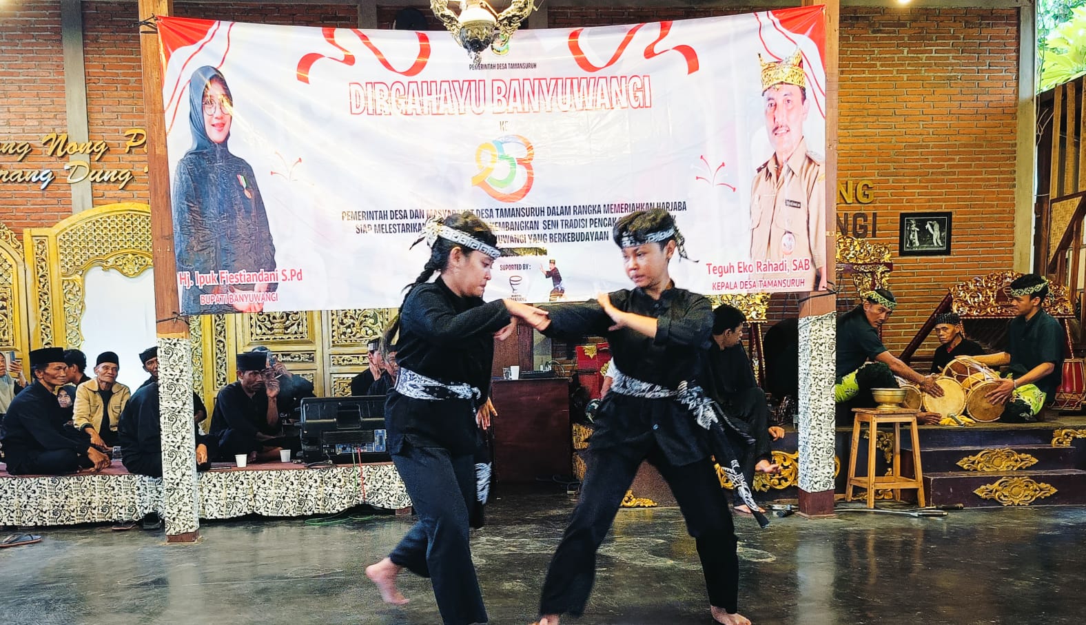 Budaya dan Tradisi Hidup di Harjaba Banyuwangi: Gebyar Pencak Sumping Memukau