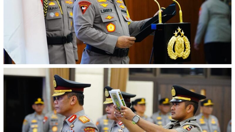 Kapolri Pimpin Sertijab Kapolda Sumbar Irjen Pol Dr. Gatot Tri Suryanta